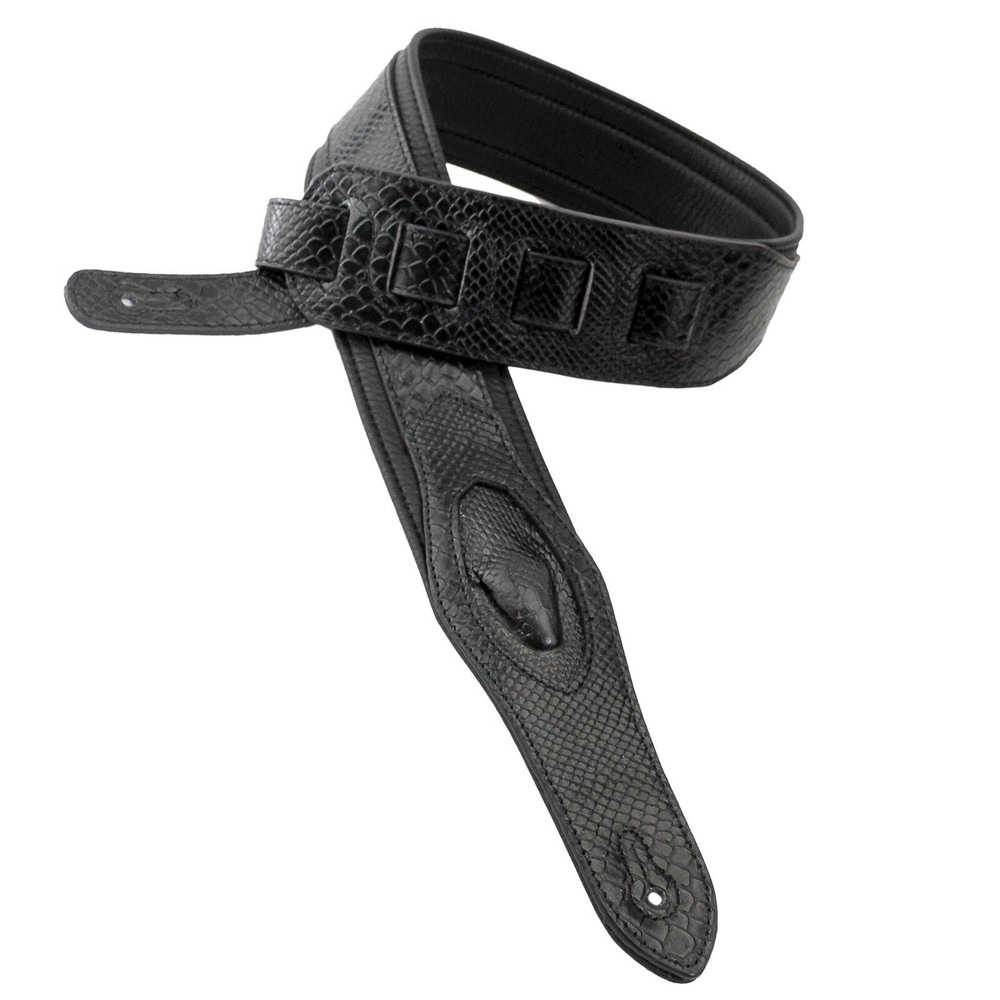 Walker & Williams SF-06 Black Snake Pattern Strap with Snakehead