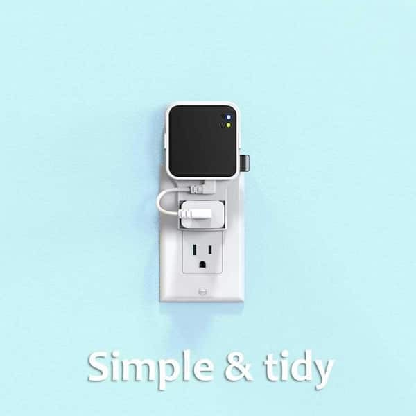 Adrinfly 256 GB USB Flash Drive with Outlet Wall Mount for Sync Module
