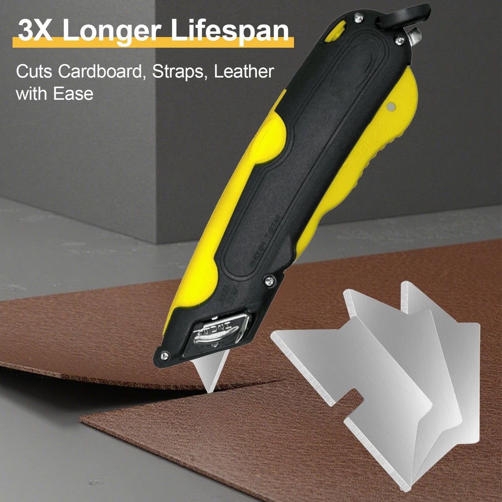 20 Pack Cutter Replacement Blades for Easy Cut, Blade Suitable for Easy Cut/E...