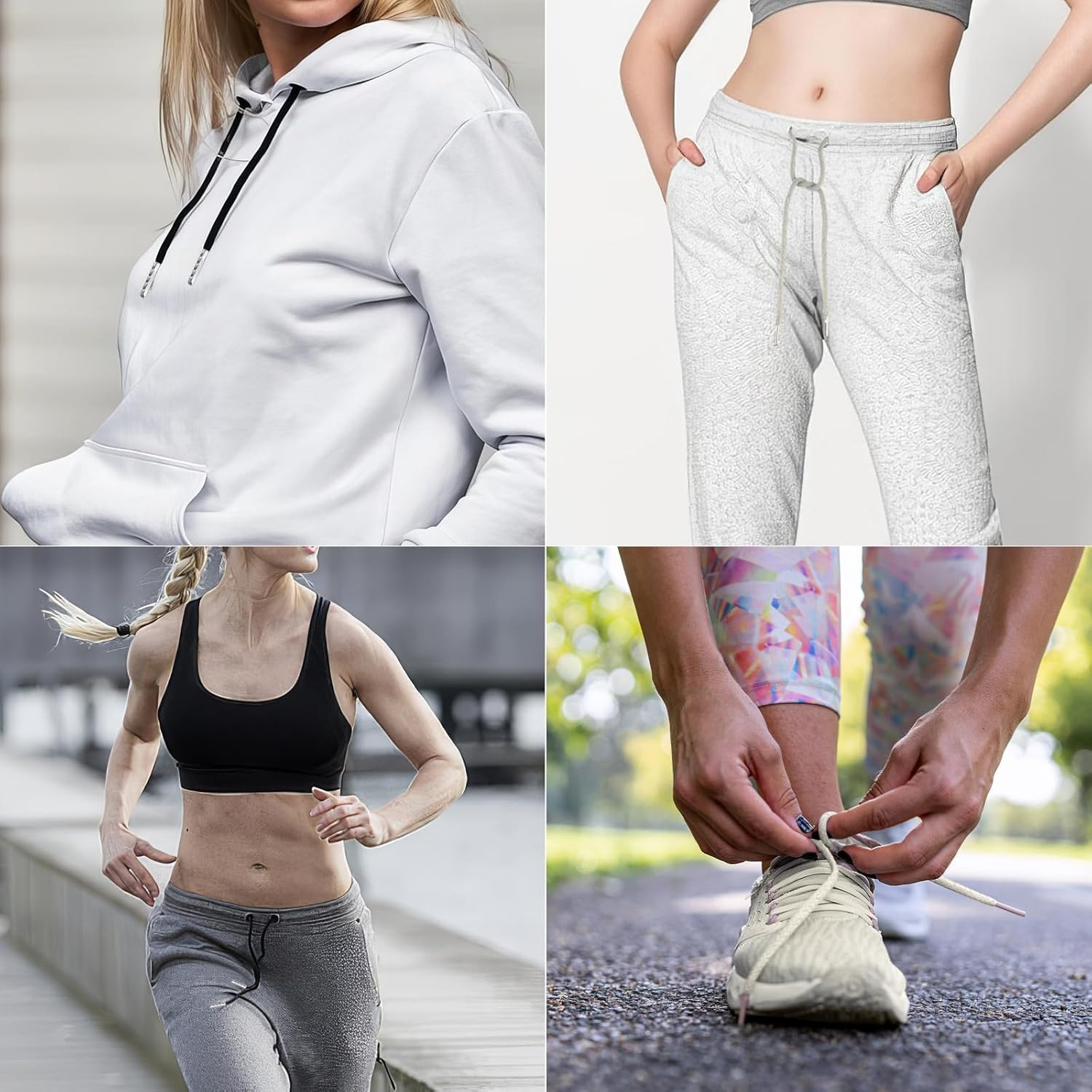 12 Pcs Drawstring for Sweatpants 60 Inch Hoodie String Replacement Drawstri...