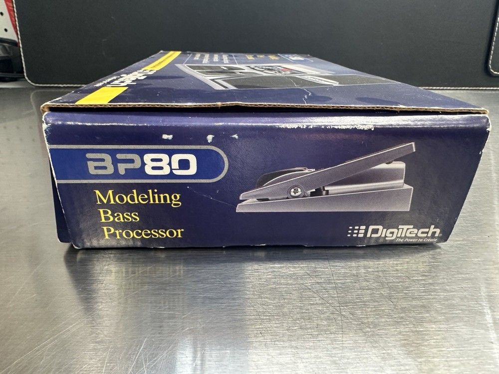 Digitech BP80 Modeling BASS Processor Pedal Complete In Box WITH PAPERWORK+ CORD