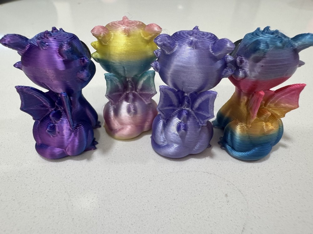 4 mini 3D print dragons