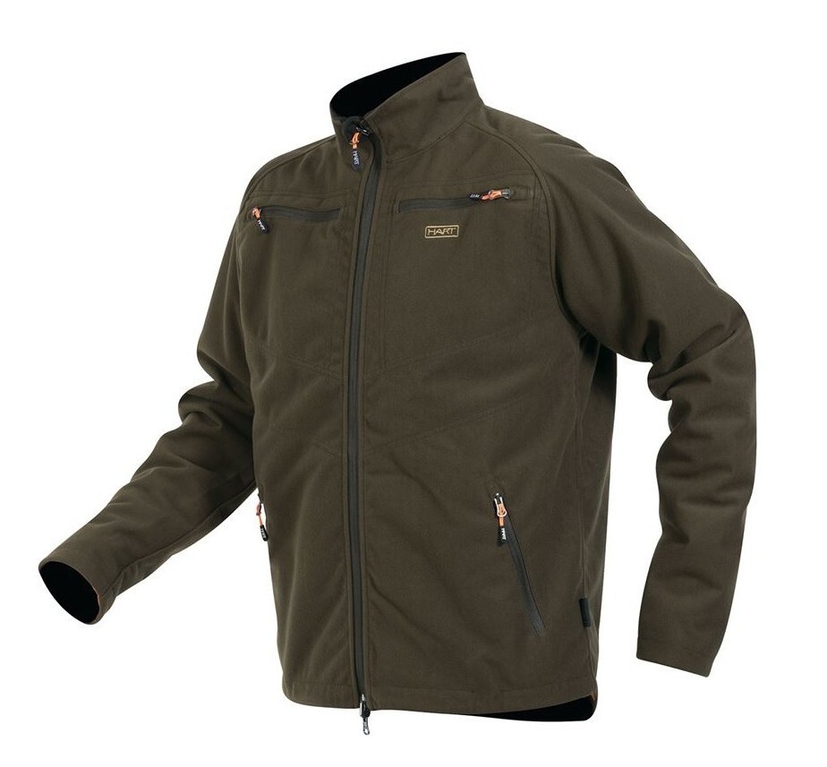New! Hard - Softshell Jacket SOSBUN- O - Windproof - BLAZE/BROWN