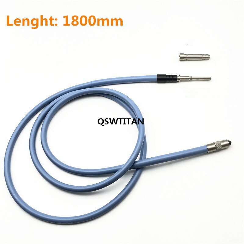 Endoscop Fiber Silicone cable 1.8m-3m Light Source Microscope Guide interface