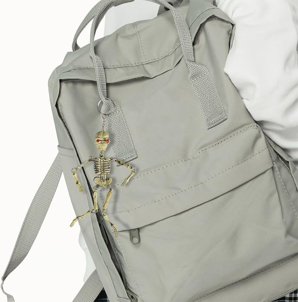 6" Skeleton Keychain - Includes Two Skeleton Keychains!