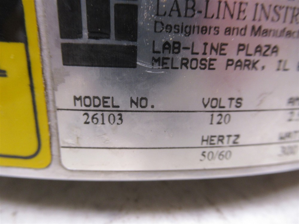 Lab Line Tissue Float Bath Lo-boy 26103 Heated Lab Bath Unit Round 9" Diameter