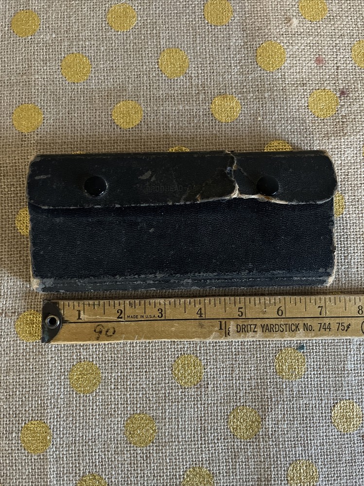 Vintage Broadhead Garrett Compass Drafting Kit Folding Case Drawing