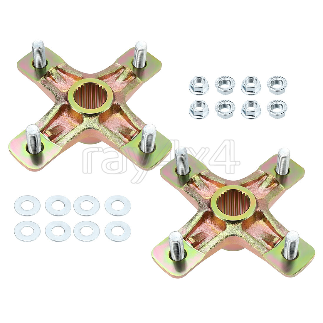 Pair Rear Axle Wheel Hub For Yamaha Raptor 250 350 660 700 1PE-F53K0-00-00