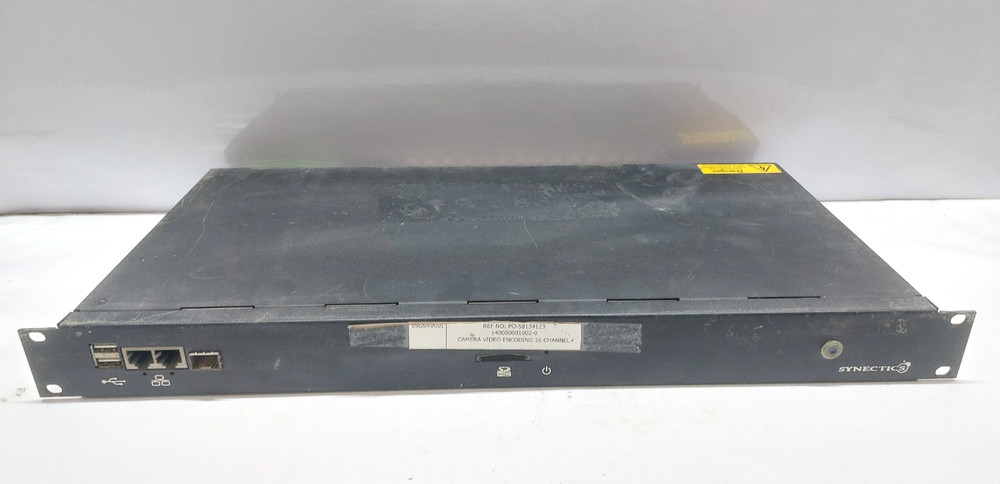 SYNECTICS E1600 VIDEO AUDIO 16 CHANNEL H264 NETWORK BASED ENCODER E 1600