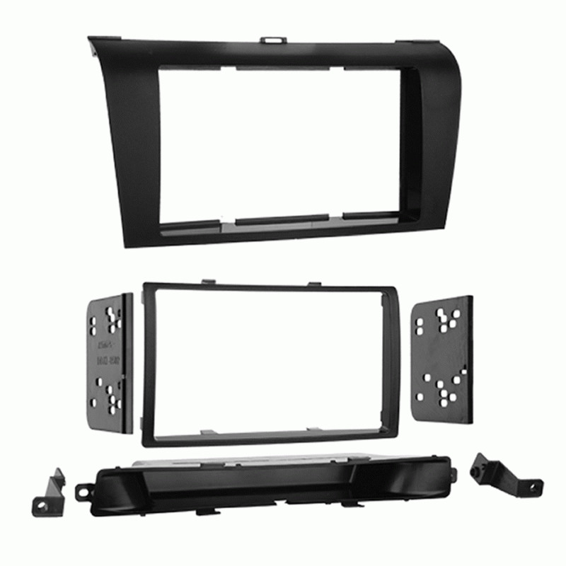 2004 - 2009 Mazda 3 Double DIN Installation Kit, Includes display replacement