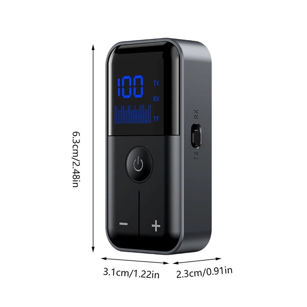 2 IN 1 Bluetooth 5.4 Audio Receiver Transmitter 3.5MM Jacks Wireless Adapter