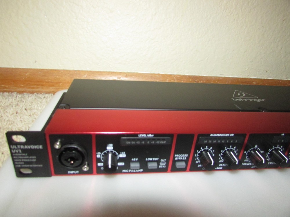 Behringer Ultravoice UV1 Single Channel Strip Preamp And USB Audio Interface
