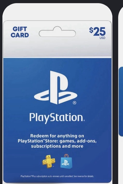 PlayStation Gift Card $25 Value
