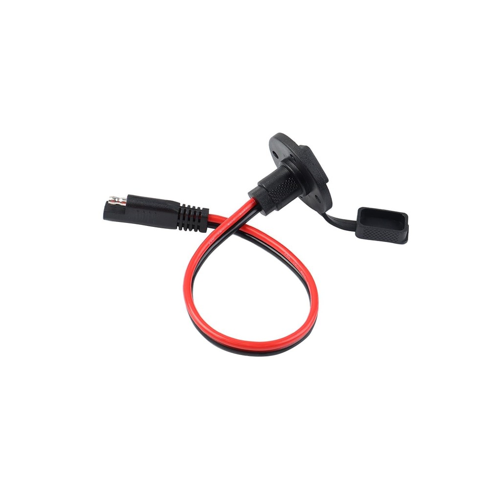 Weatherproof SAE Quick Disconnect 12 AWG Extension Cable Multicolored