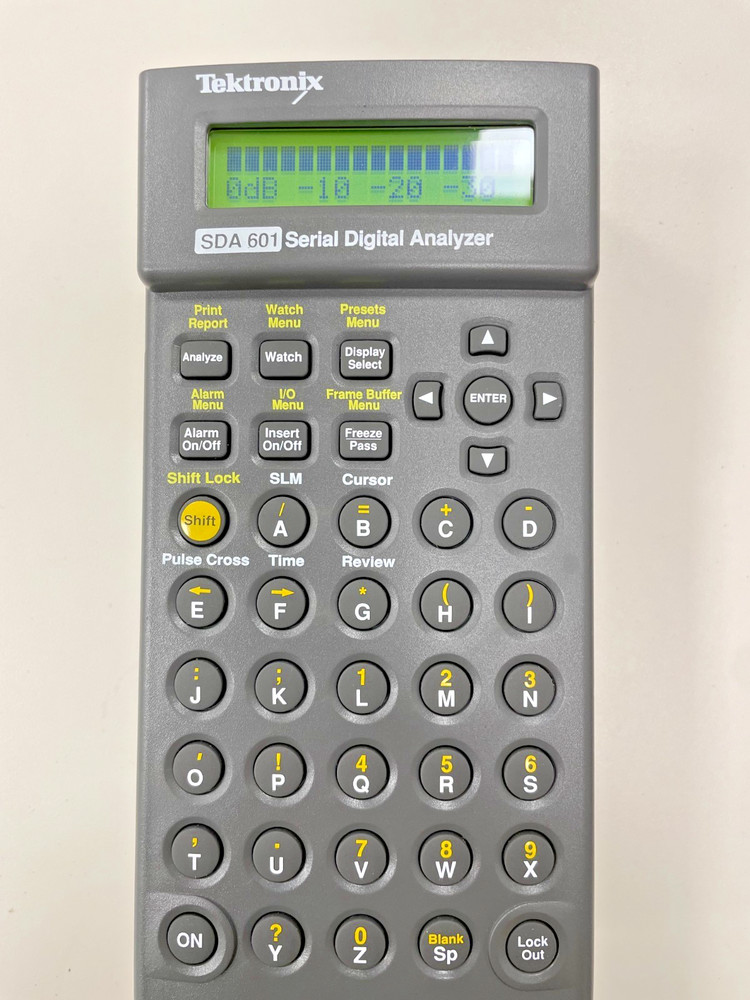 Tektronix SDA 601 Serial Digital Analyzer