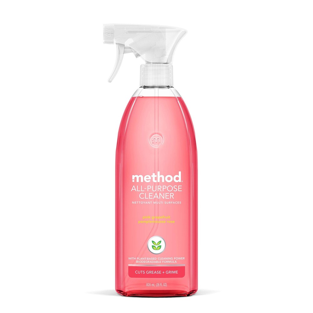 Method All-Purpose Cleaner, Pink Grapefruit, 28 Fl Oz (Pack of 1),