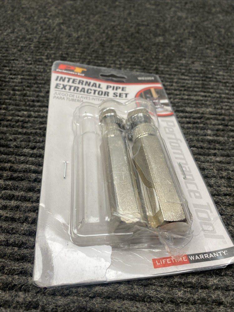 Performance Tool W83204 2 Piece Set 1/2", 3/4", Internal Pipe Extractor