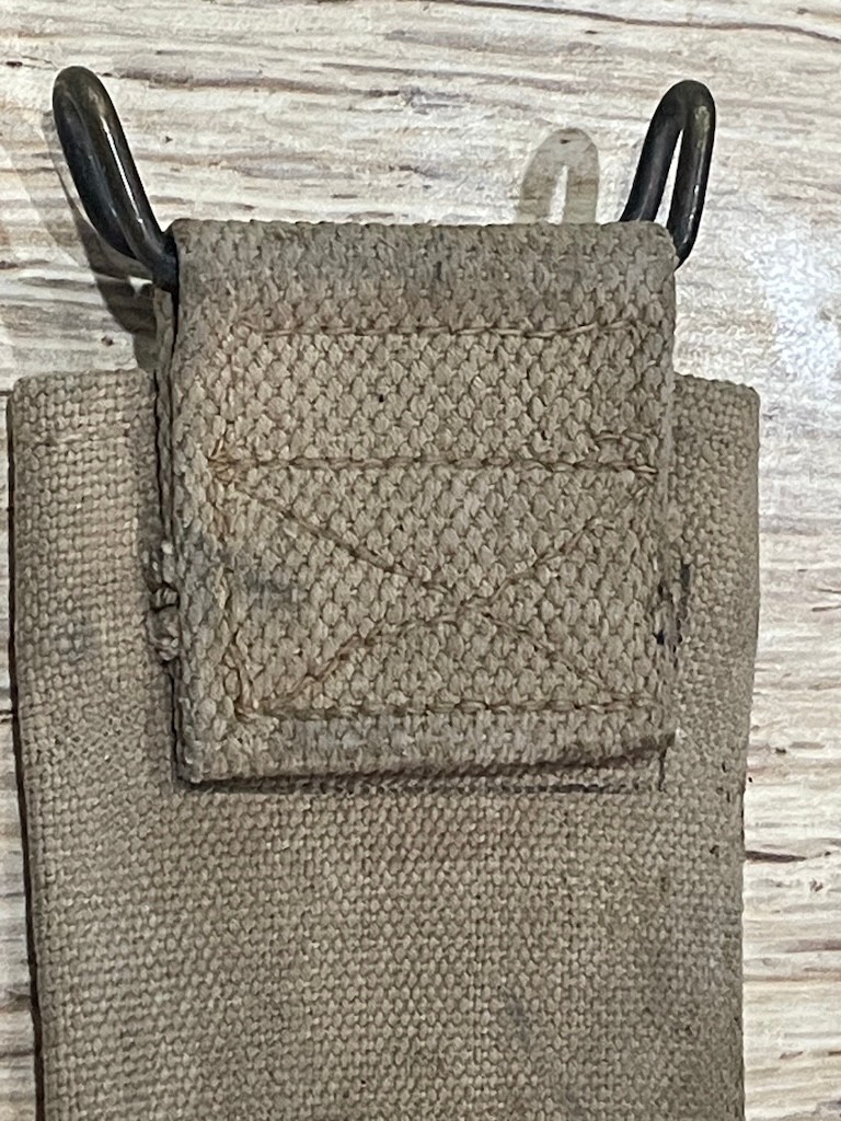 WWI M1917 Bolo Knife Scabbard US USGI sheath 1918 A-K-CO Canvas Leather R.H.S.