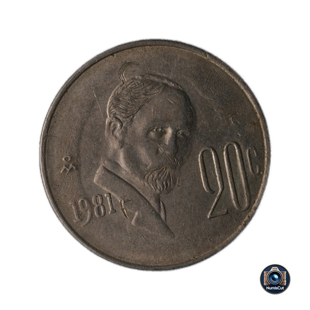 Mexico - 20 Centavos - 1981