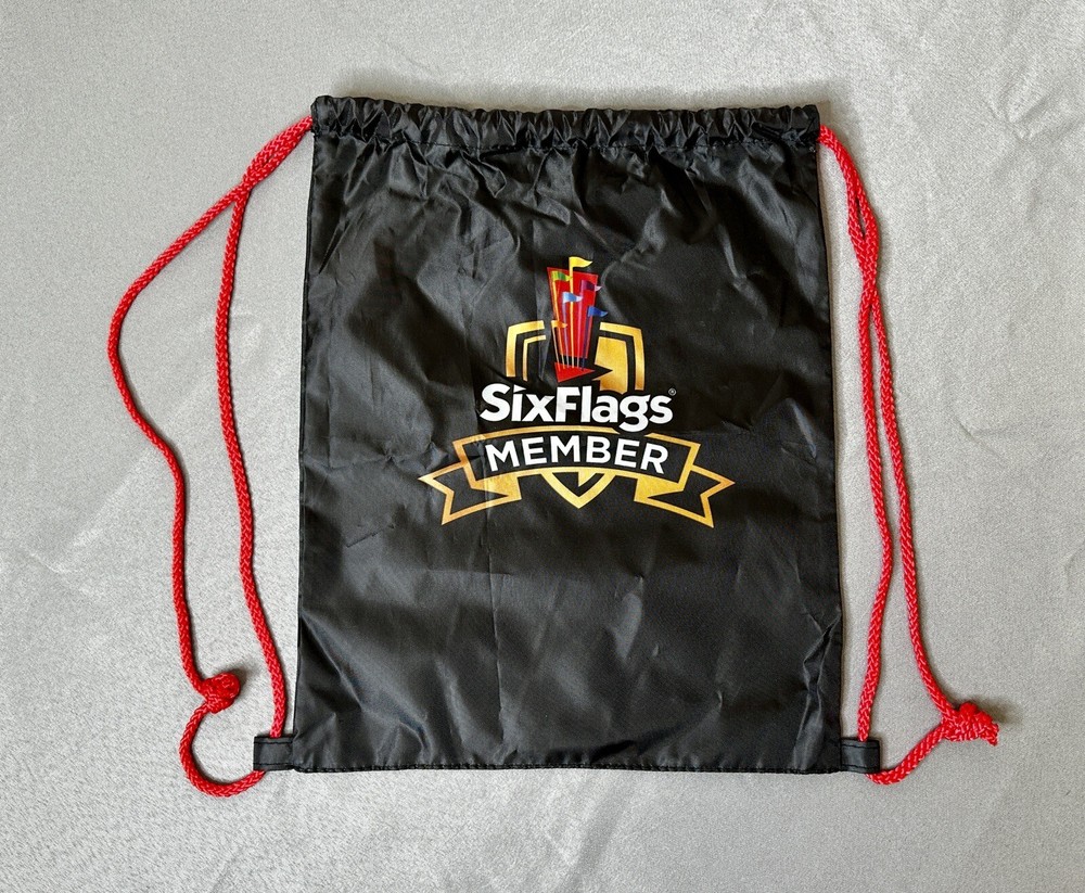 Six Flags Magic Mountain Member Stringbag Backpack