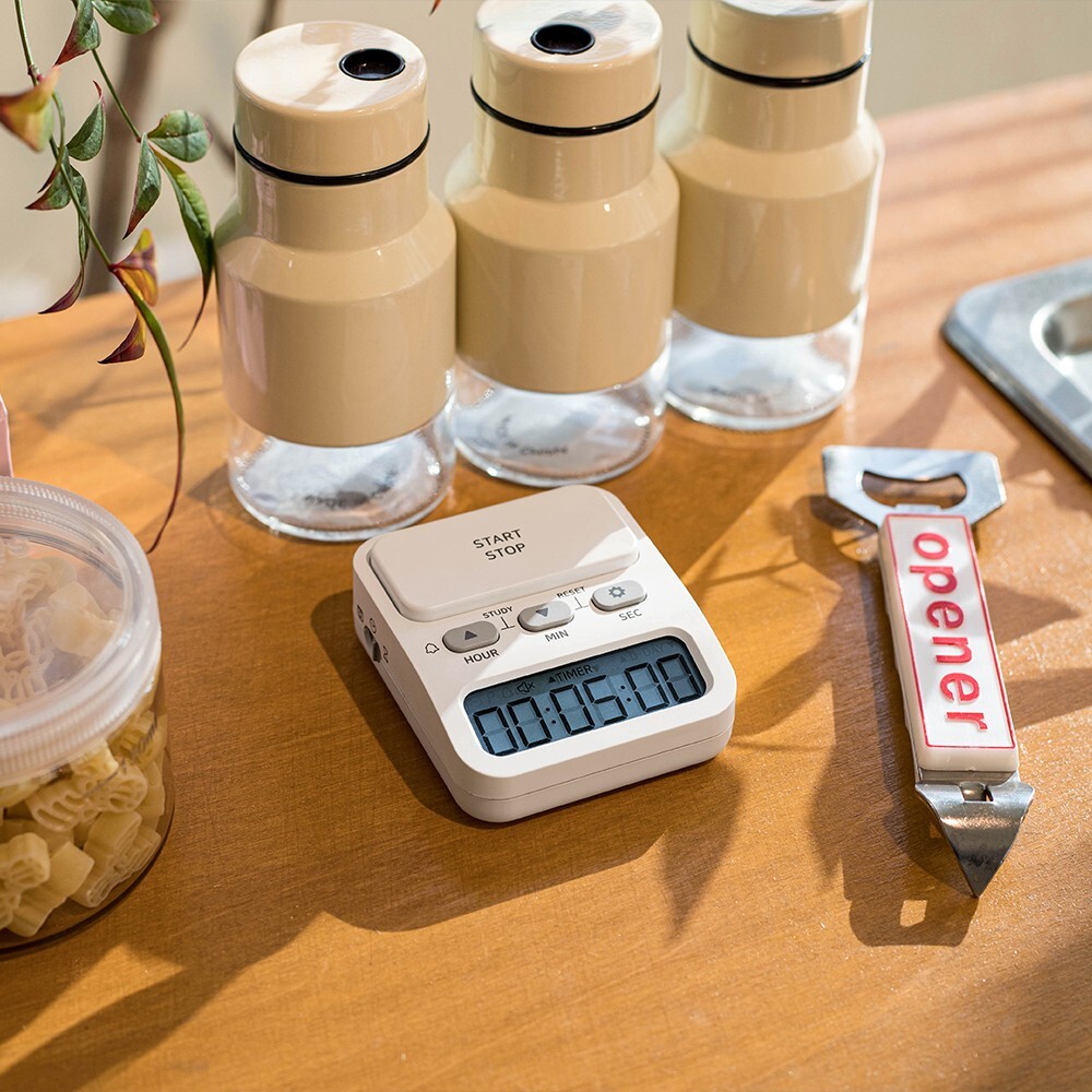 OWC Study Timer OT1647WH White Tone Korean Patented Design