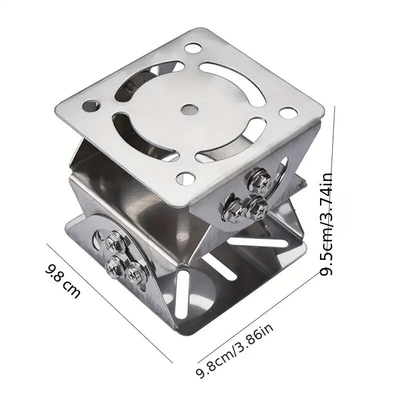 CCTV Security Camera 3-axis Joint Mount, Stainless Steel Universal Joint Brack