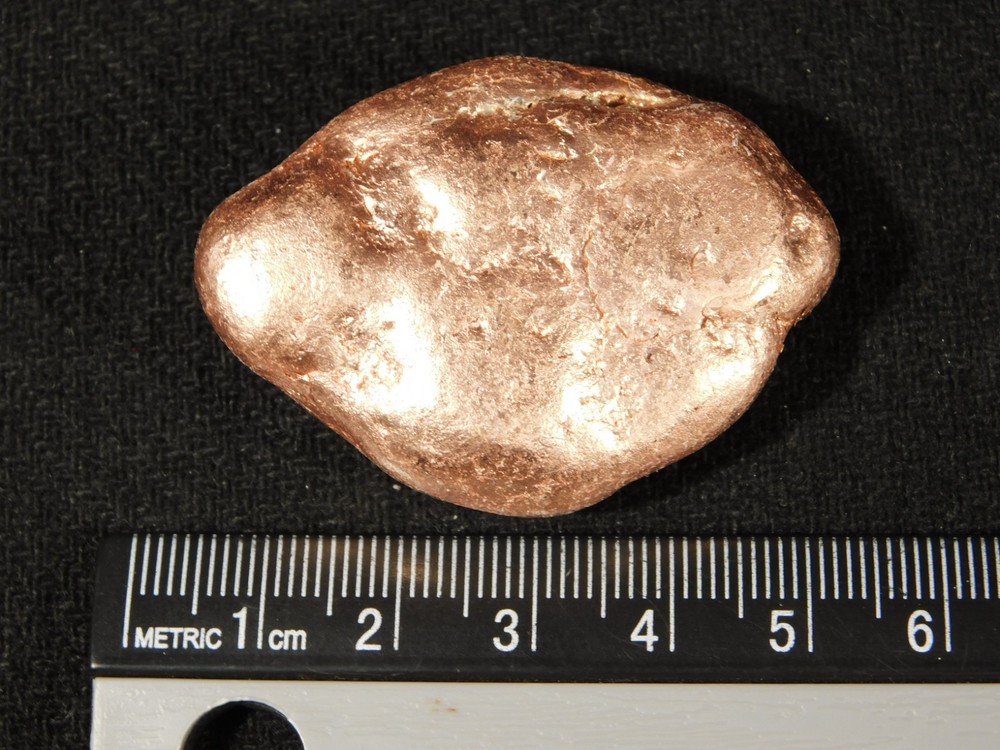 Heavy! 100% Natural Solid COPPER NUGGET or Native Copper Float Michigan 106gr