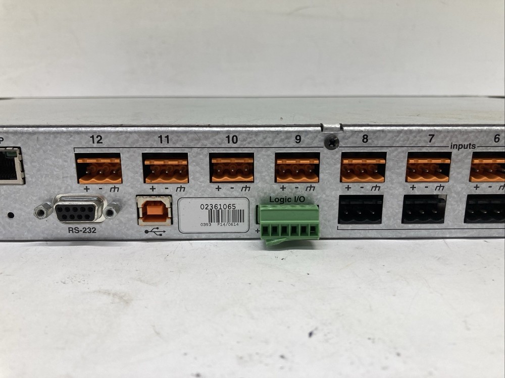 Biamp Systems Tesiraforte AVB VI Digital Audio Signal Processor --POWERS ON--