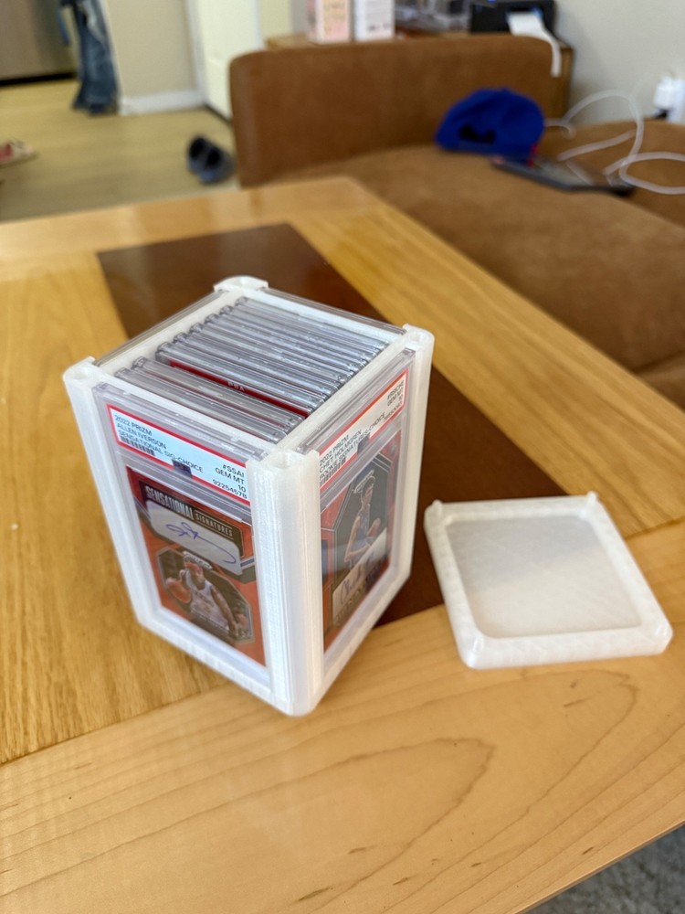 PSA Cards Spinning Display/Storage/Stand High Resolution 3D Printed Clear