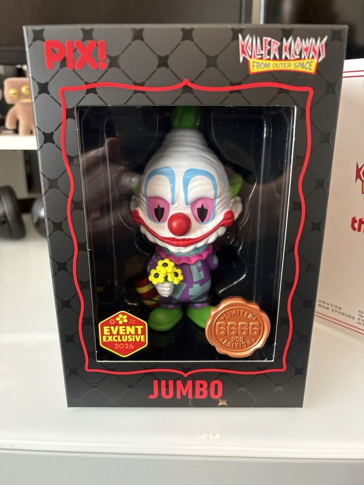 Thrilljoy PIX! Killer Klowns From Outer Space LE 6666 Event Exclusive Jumbo Hero