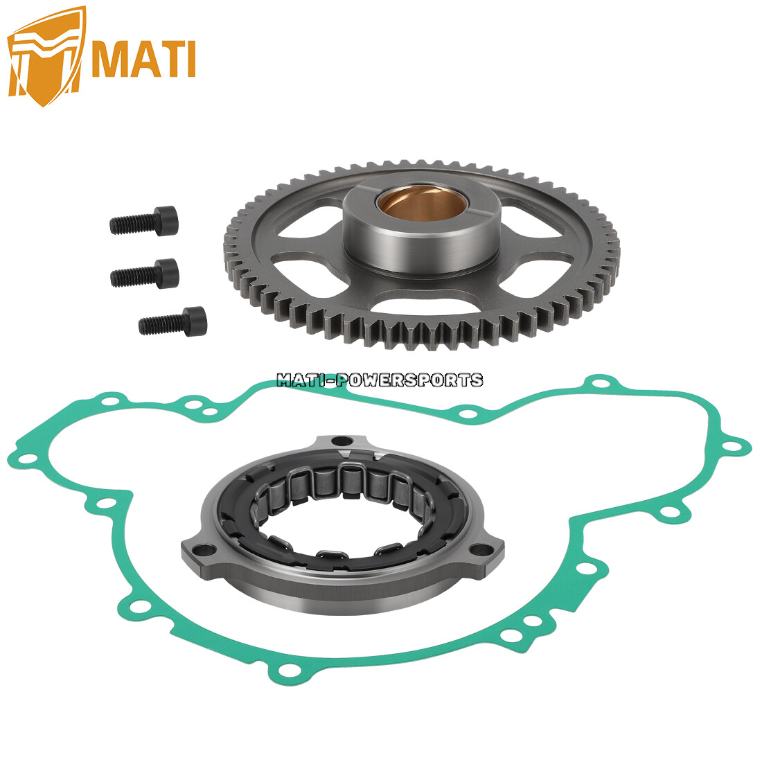 FIT Polaris RZR XP 900 2011~2012 for Starter Clutch #1204884 W/ Gasket Gear Bolt