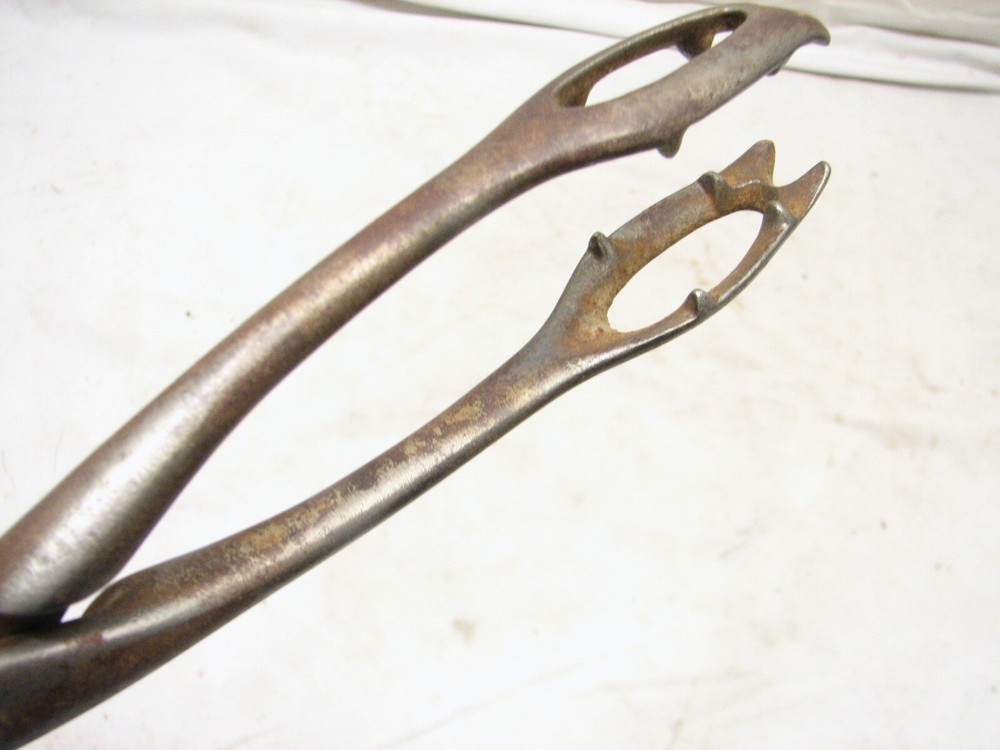 Antique 1890 Patent Pig Puller Veterinary Forceps Birthing Tool