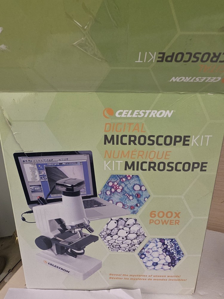 Celestron Digital Microscope Kit Model 44320 600X