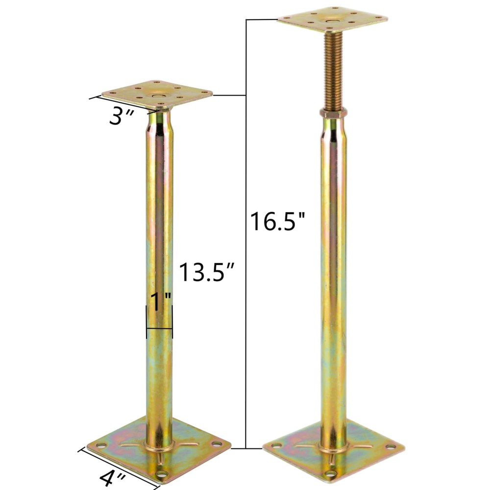 Adjustable Support Jack for The Floor,Post Floor Joist Jacks,Telescoping Jack...