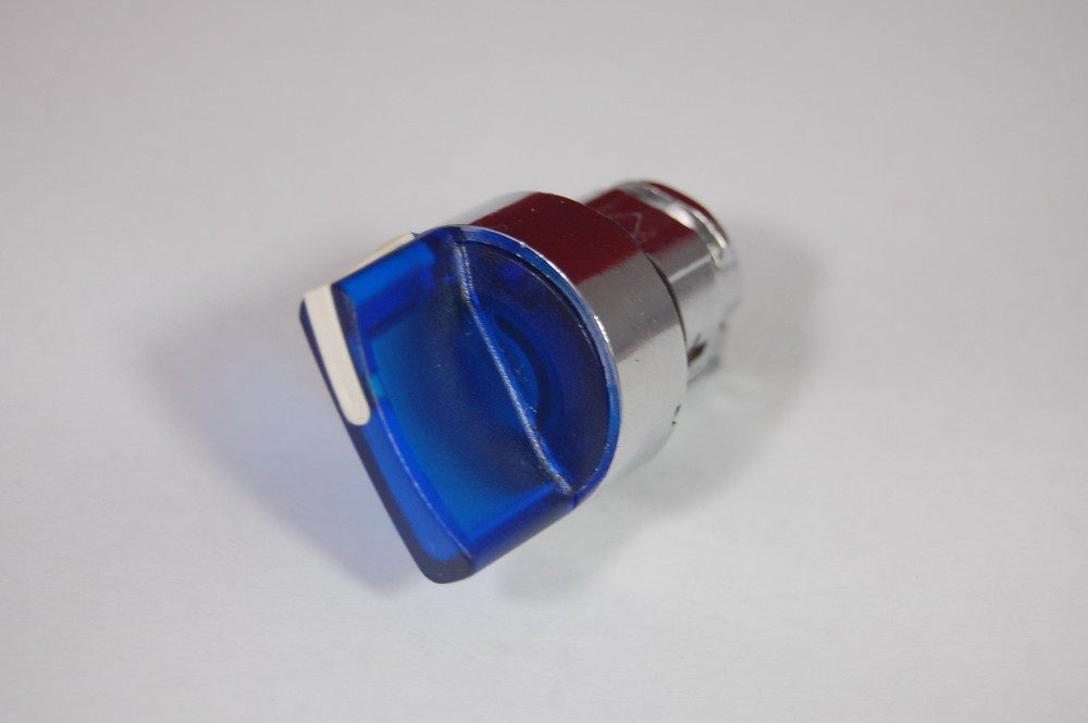 2PC 22MM Select Selector SWITCH  HEAD 3 Positon FITS ZB4BK1563 BLUE Momentary