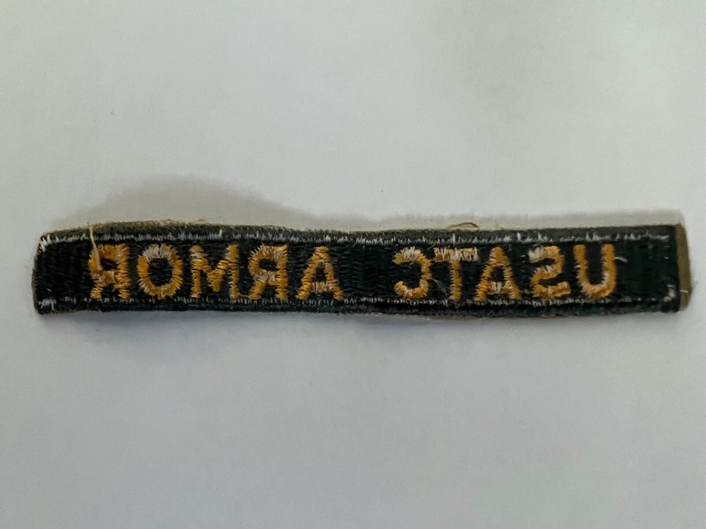 USATC Armor Tab US Army Patch
