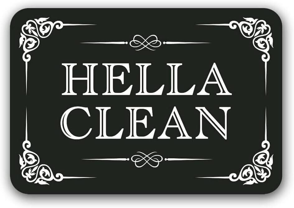 Dishwasher Magnet "Hella Clean" "Dirty AF" works on ALL dishwashers