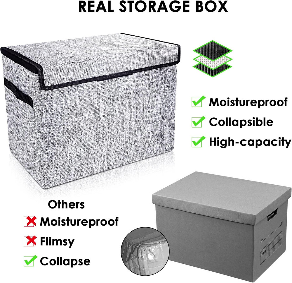 Comic Book Storage, Comic Book Box 15.5" X 7.5" X 11.3", Collapsible Comic Short