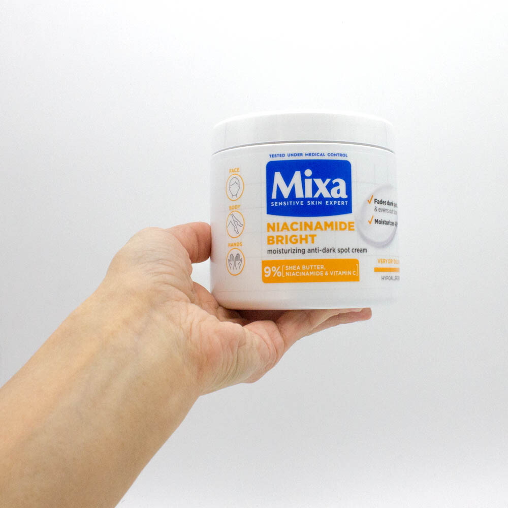 Mixa Niacinamide Bright Moisturizing Anti-Dark Spots Cream with Shea Butter x4