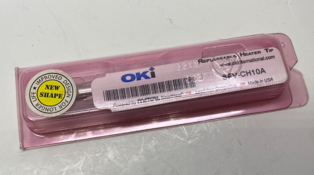 OKI SFV-CH10A Replaceable Heater Tip (Chisel Solder Tip) - Prepaid Shipping