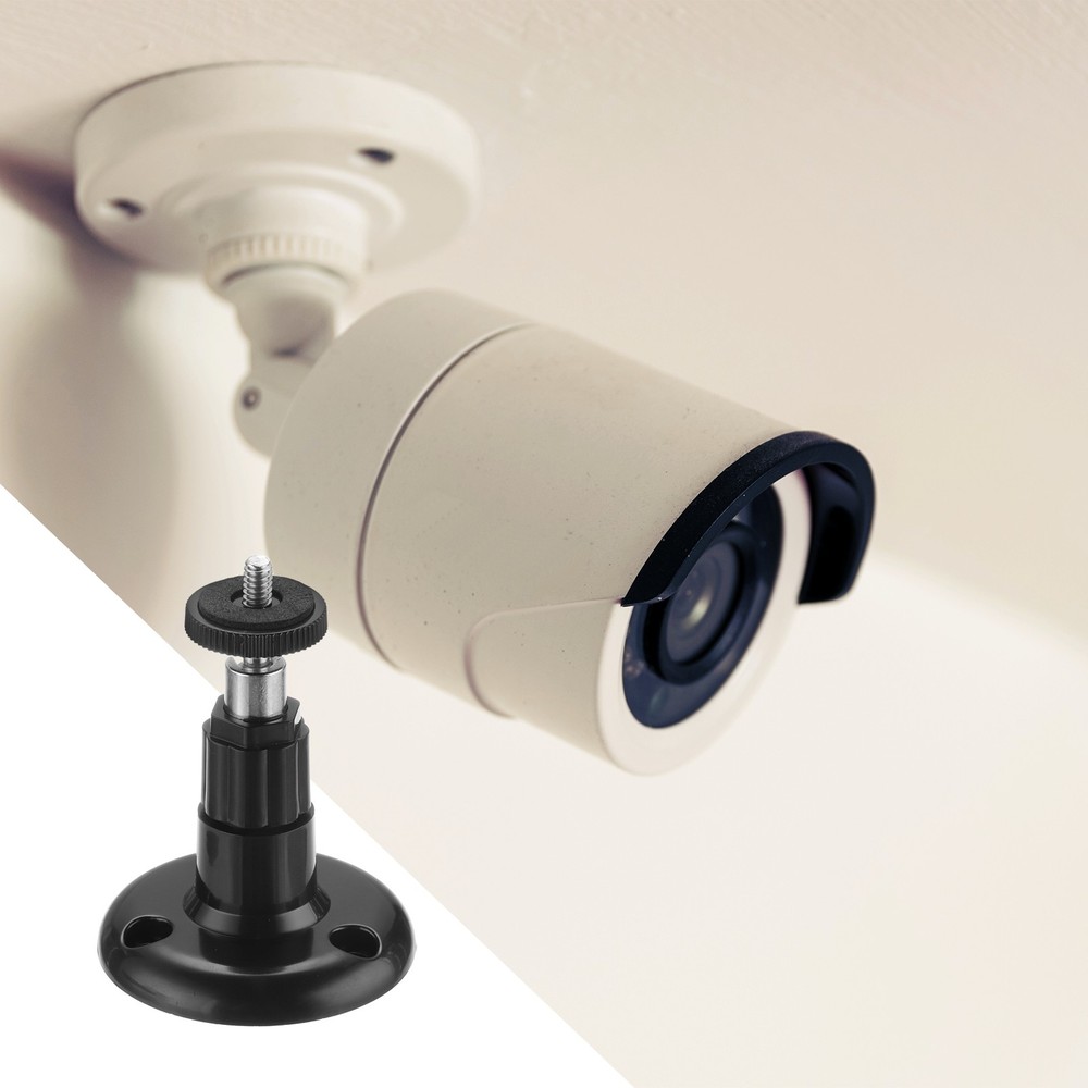 1 Pack Wall Mount Security Camera Bracket 3.7" Mounting Black, Plastic