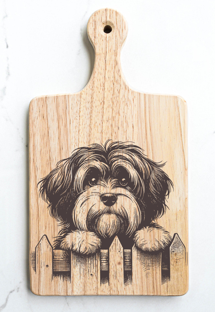 Havanese Cutting Cheese Board
