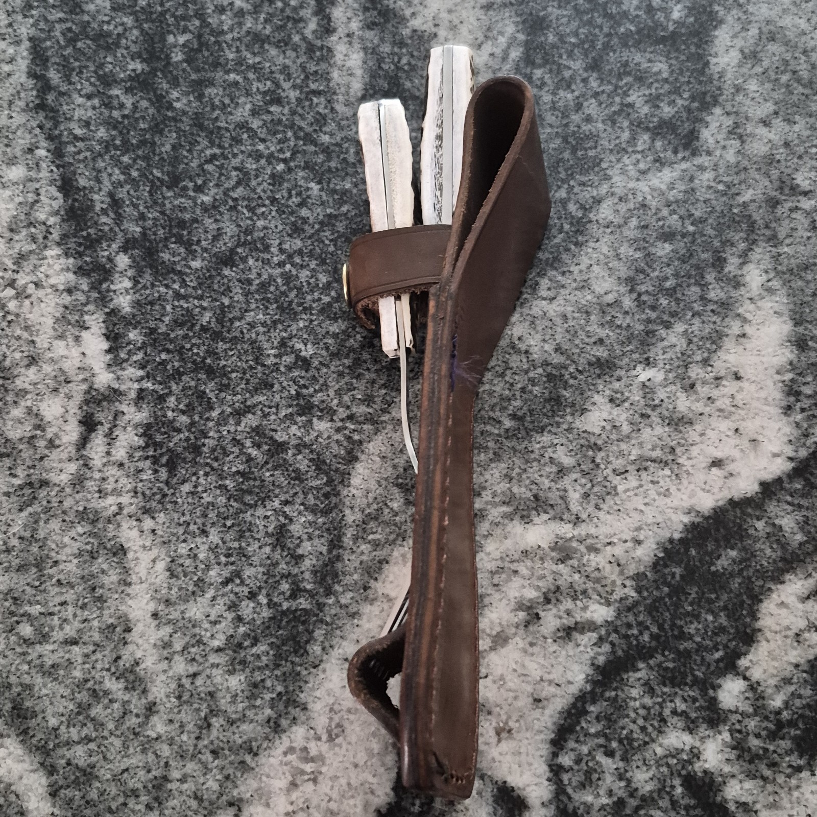 Beautiful Fixed blade knife & fork set with sheath - German Steel Blade