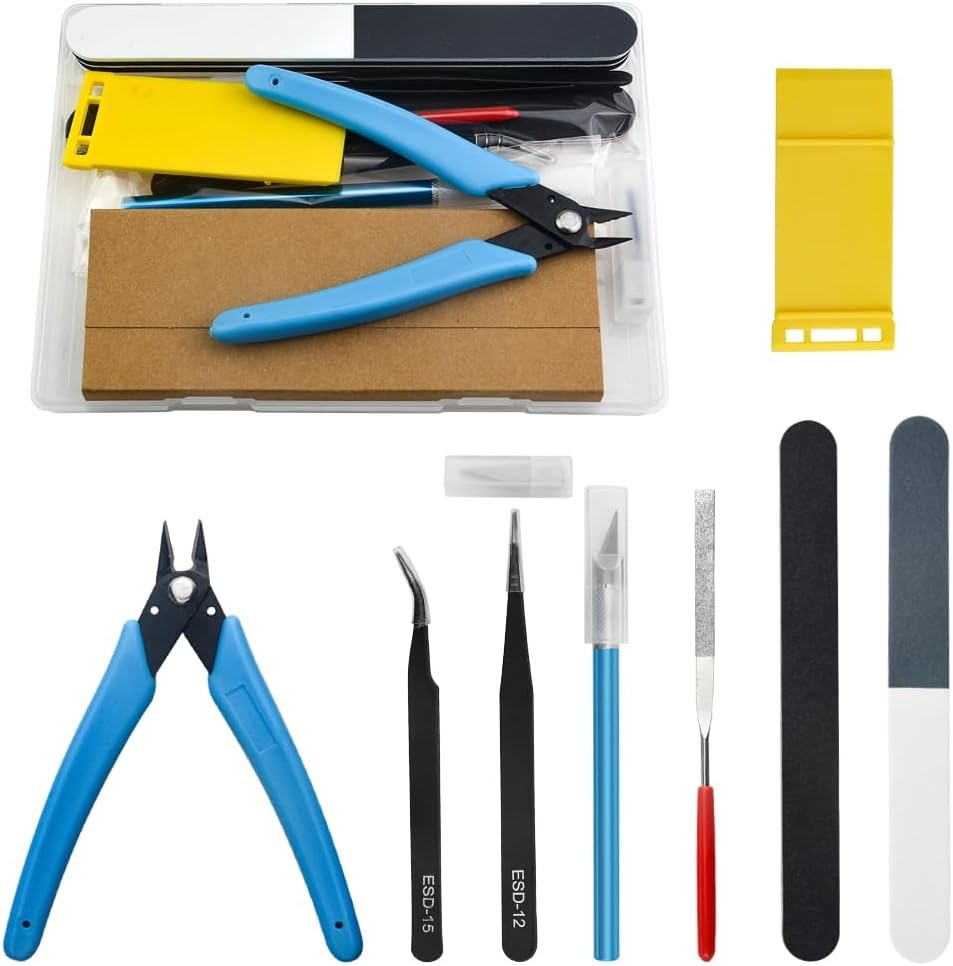 Professional 9 PCS Model Tools Kit Modeler Basic Tools Craft Set Hobby Building
