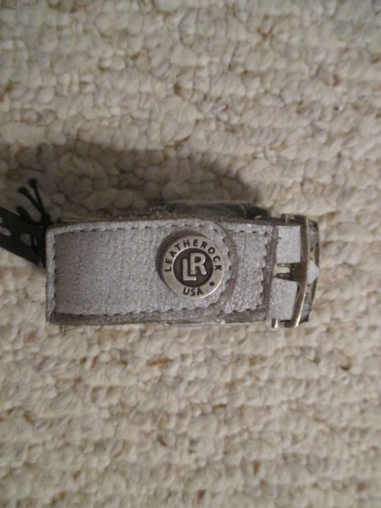 Leatherock Stone Statement Bracelet 8" NWT