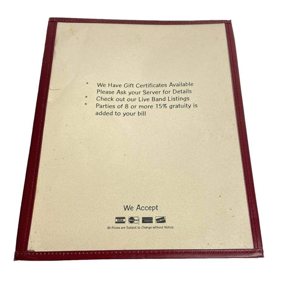 Vintage Common Ground Bar & Grill Allston Massachusetts Menu