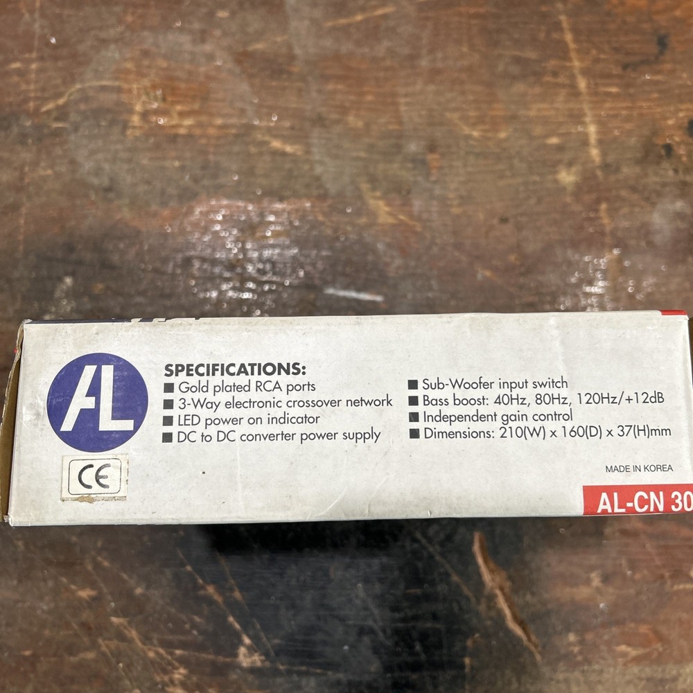 Audio Logic 3 Way Electronic Crossover AL-CN30