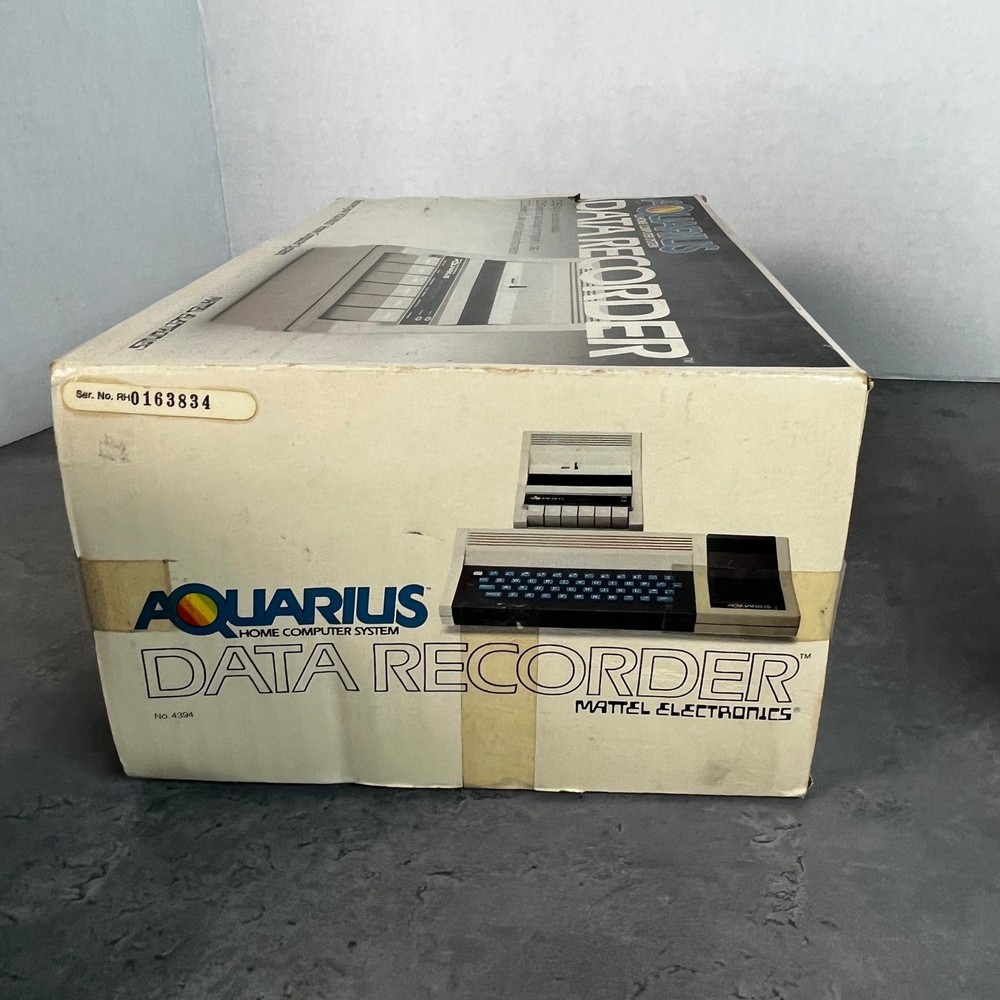 Mattel Electronics Aquarius Data Recorder 4394 Vintage Home Computer System New