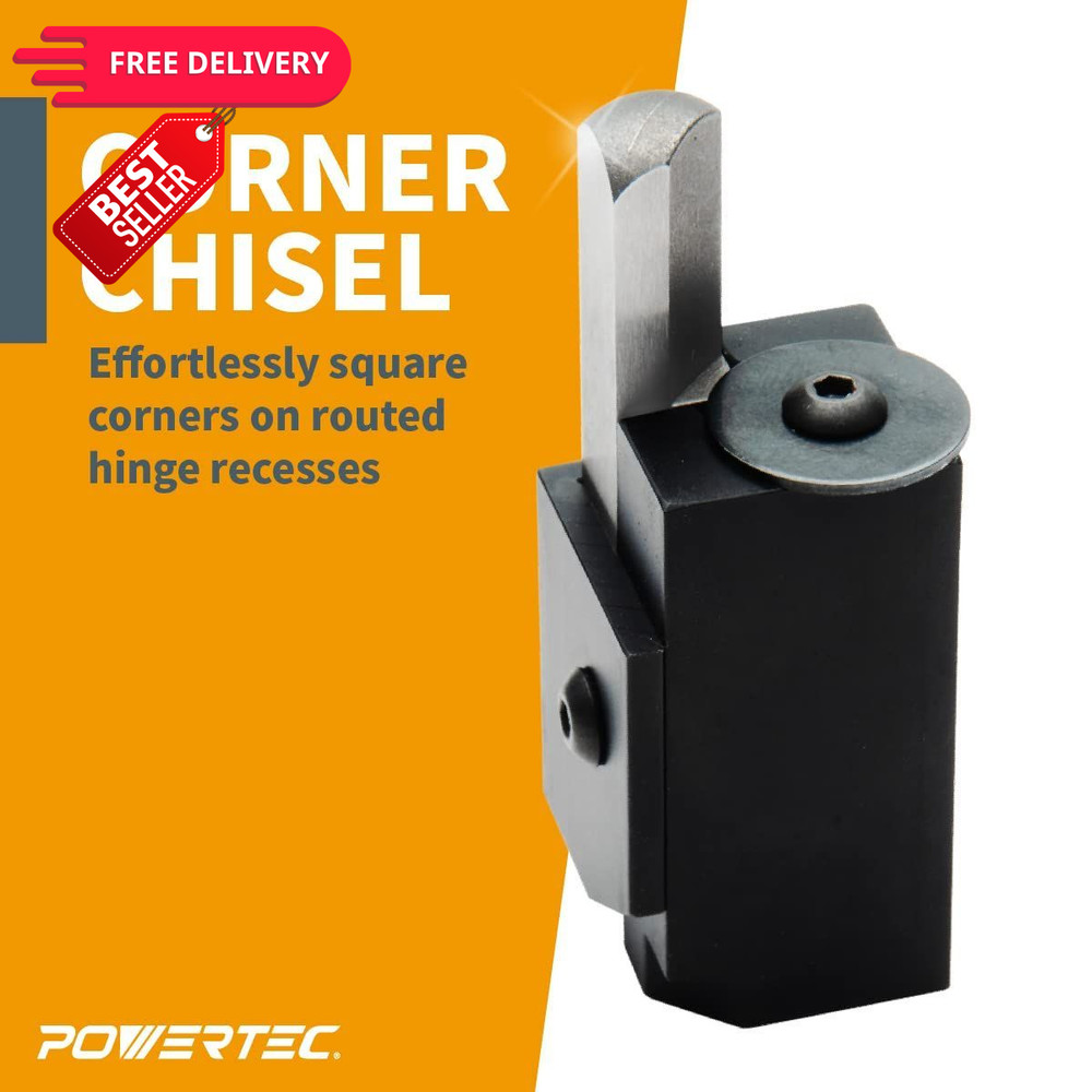 POWERTEC Square Corner Chisel – Chisel, 1PK,