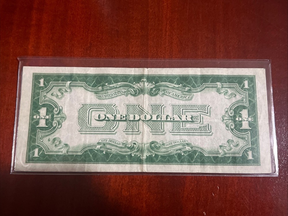 1928 B One Dollar Funny Back Silver Certificate Nice Note